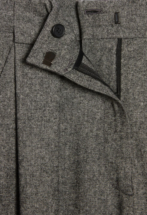 High-waisted trousers