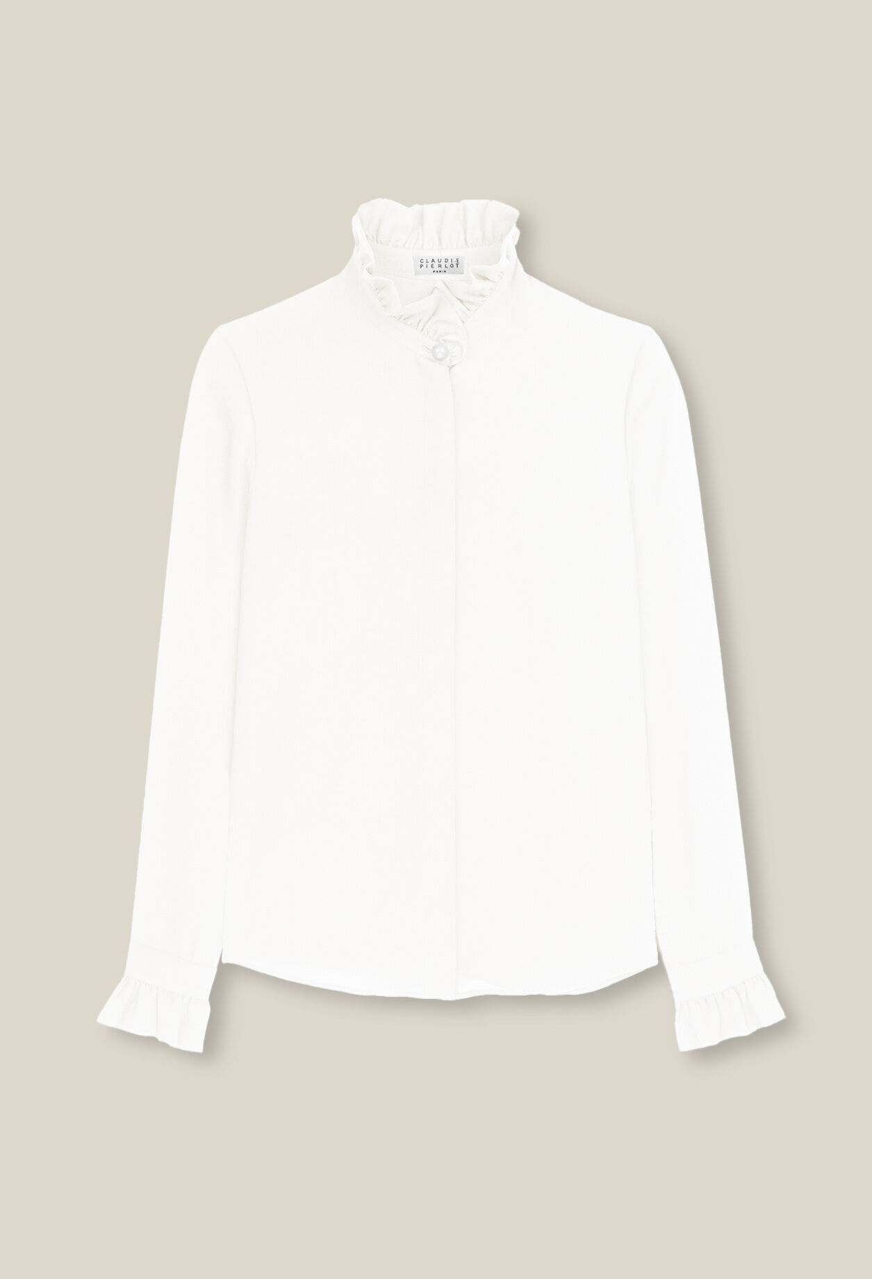 Claudie pierlot white blouse clearance