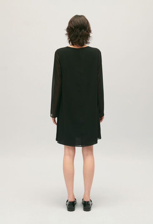 Rififi short black dress 