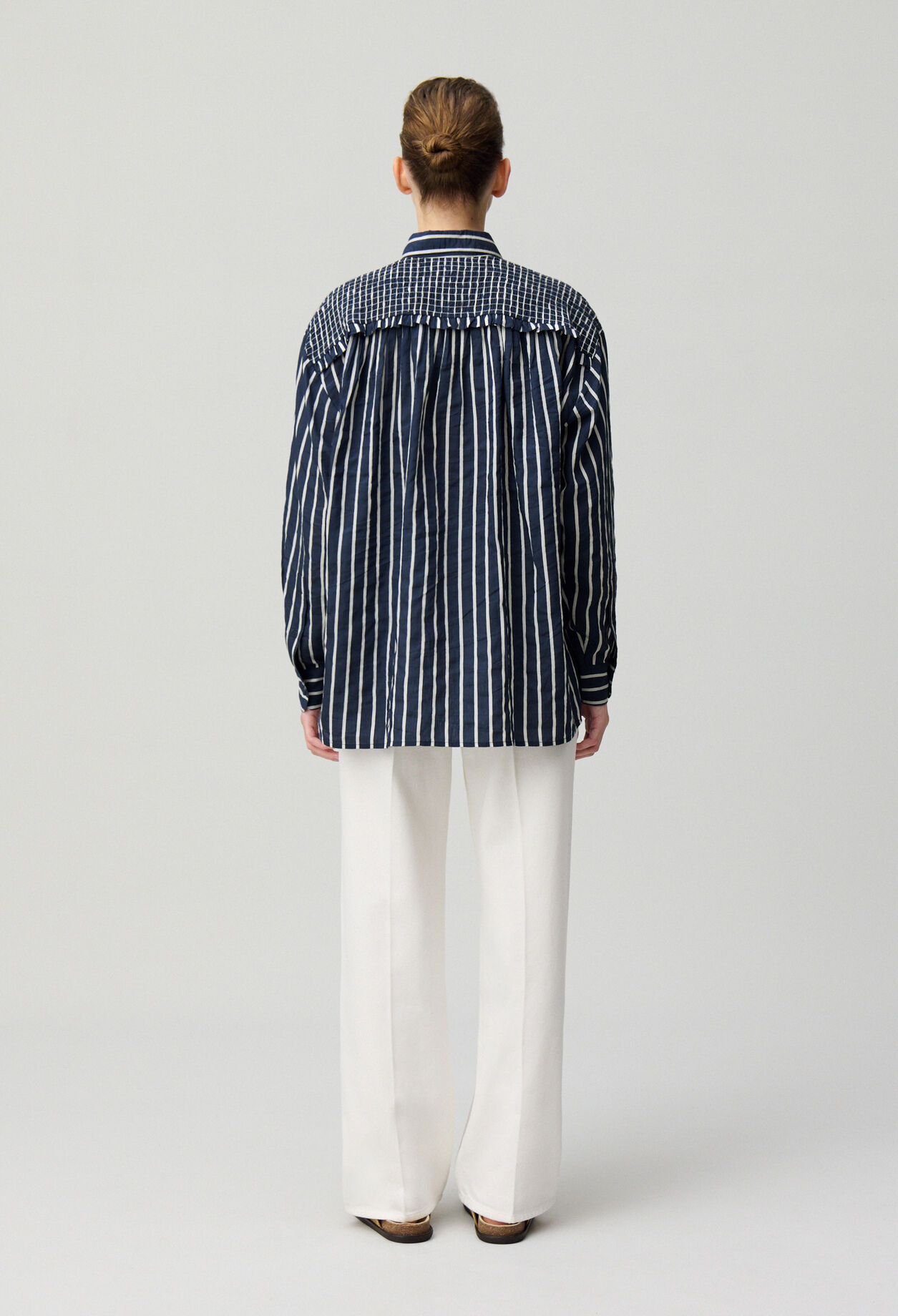 Striped fluid shirt