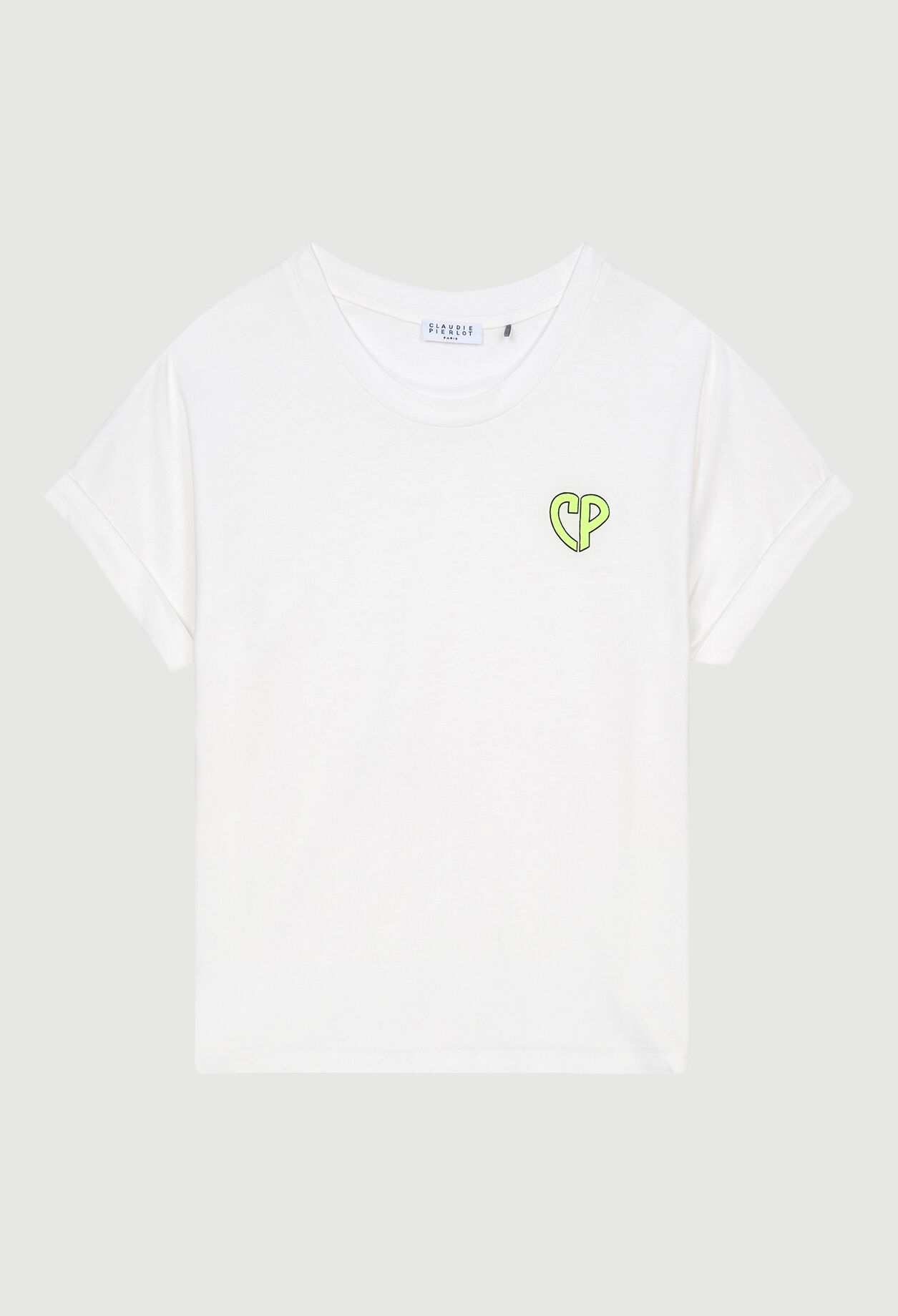 White short-sleeved T-shirt