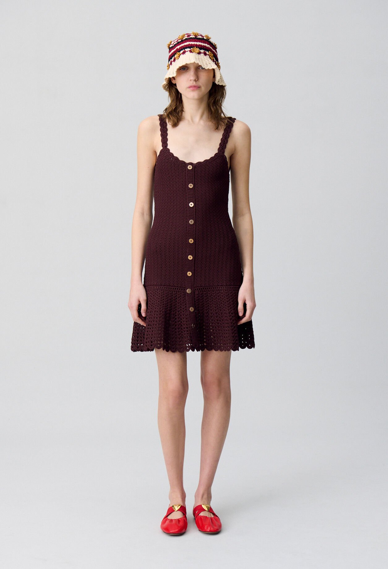 Crochet Mini Dress