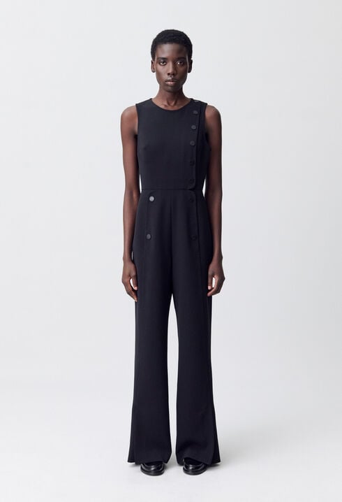Sleeveless Long Jumpsuit