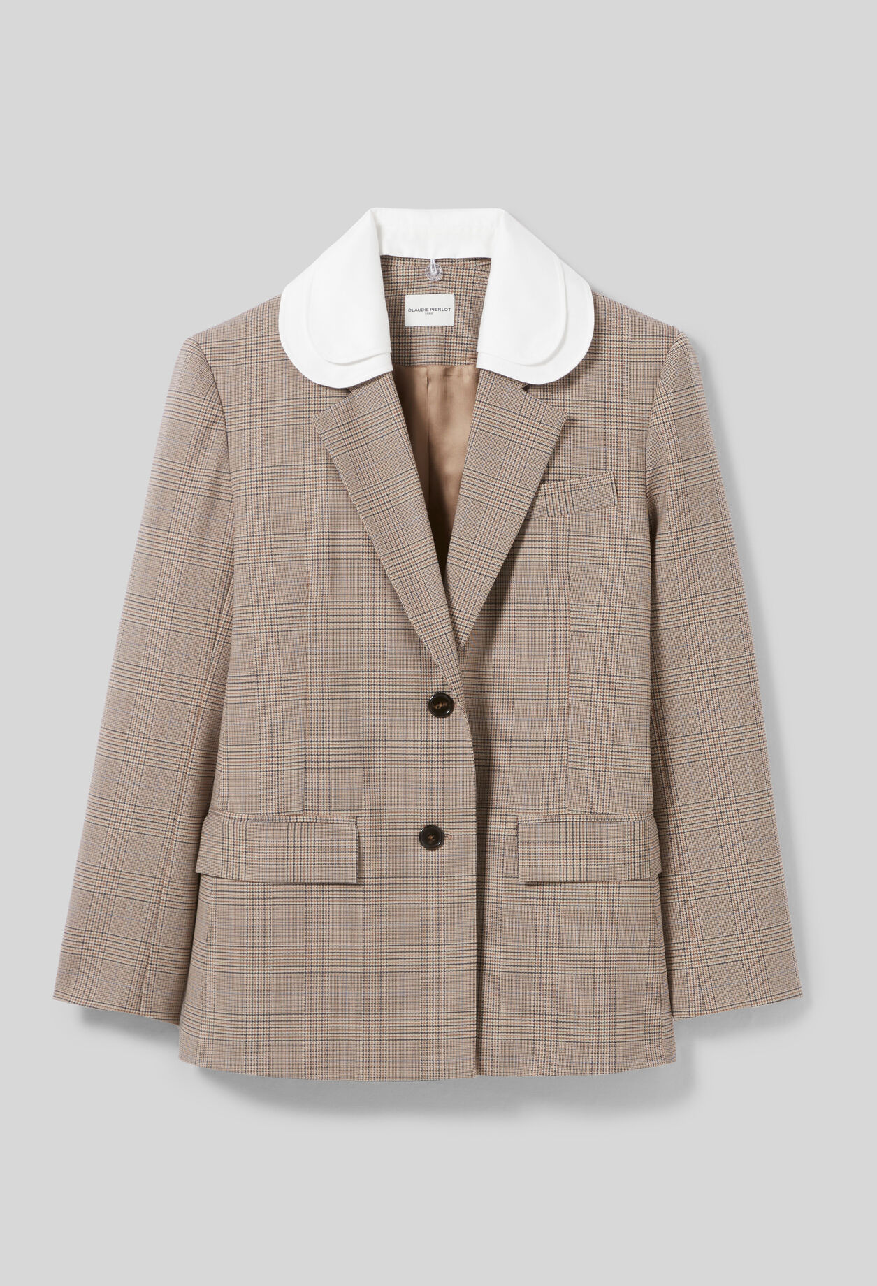 Checked Tailored Blazer