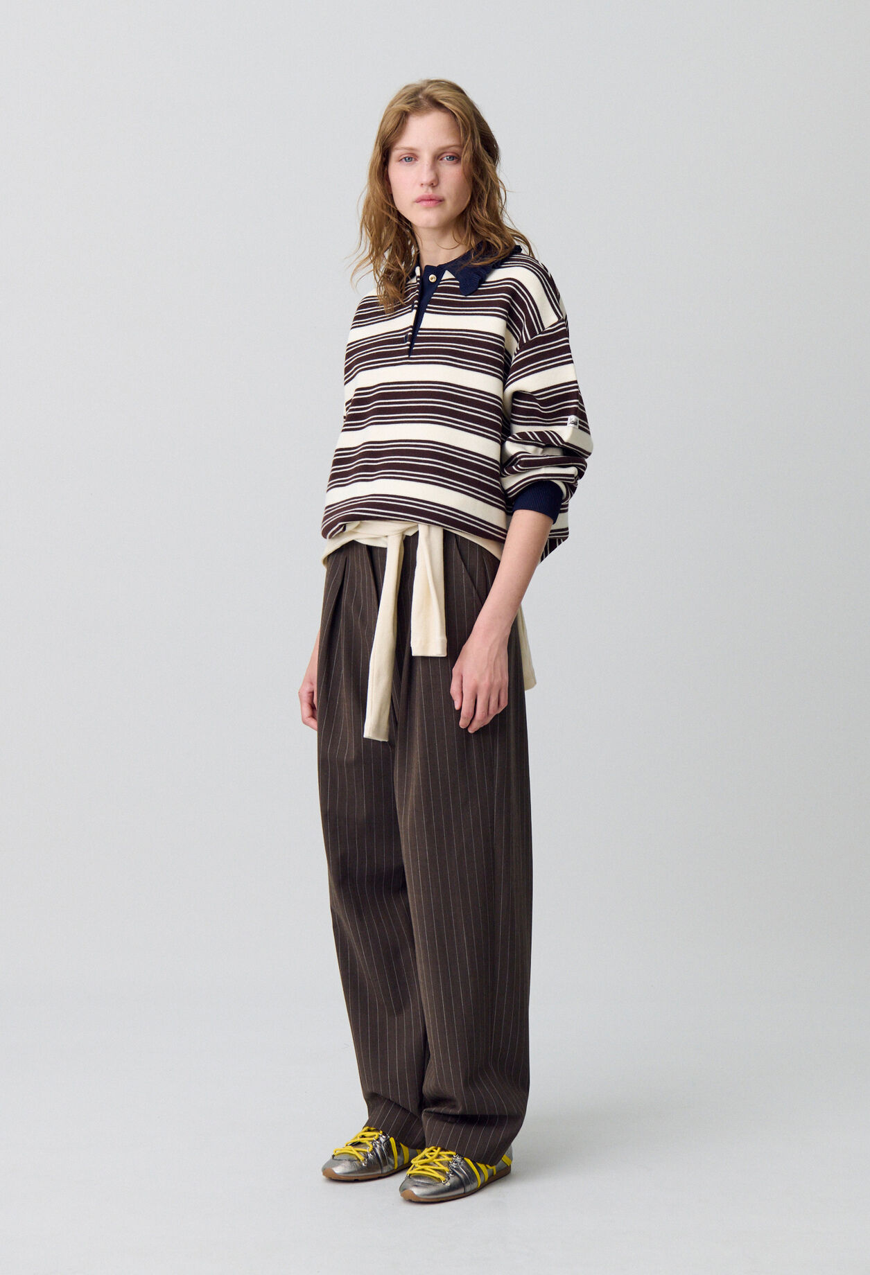 Striped Polo Jumper