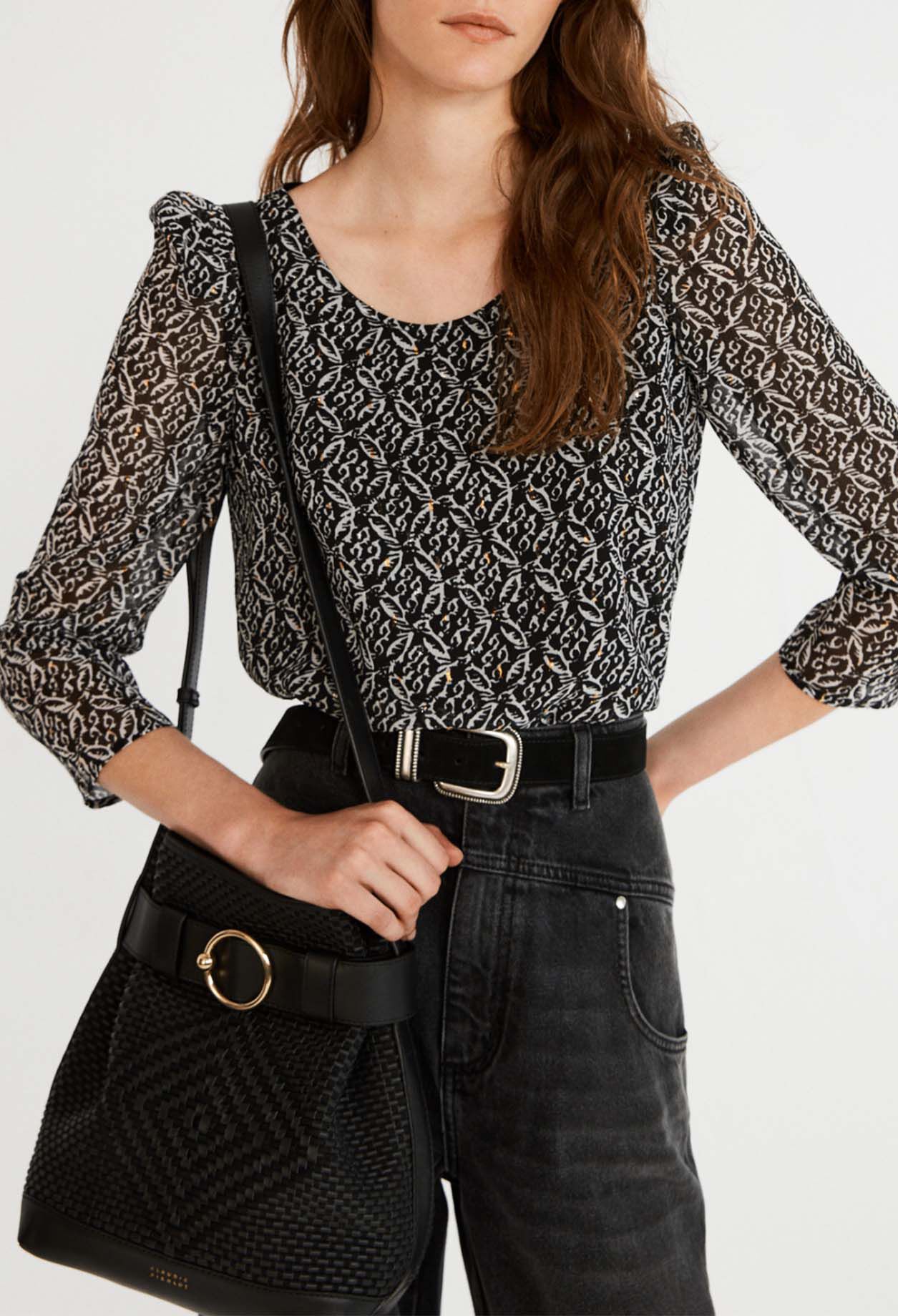 White Flowing Blouse