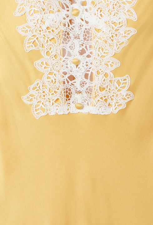 Satin lace dress