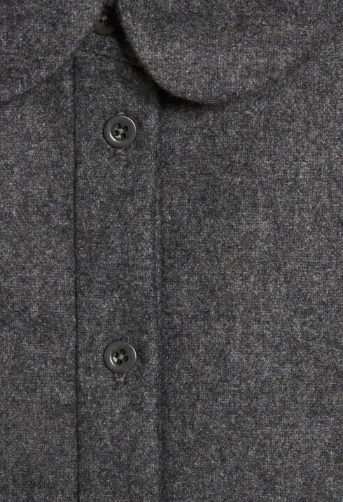 Pale grey knitted removable collar