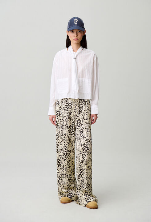 Striped cotton shirt