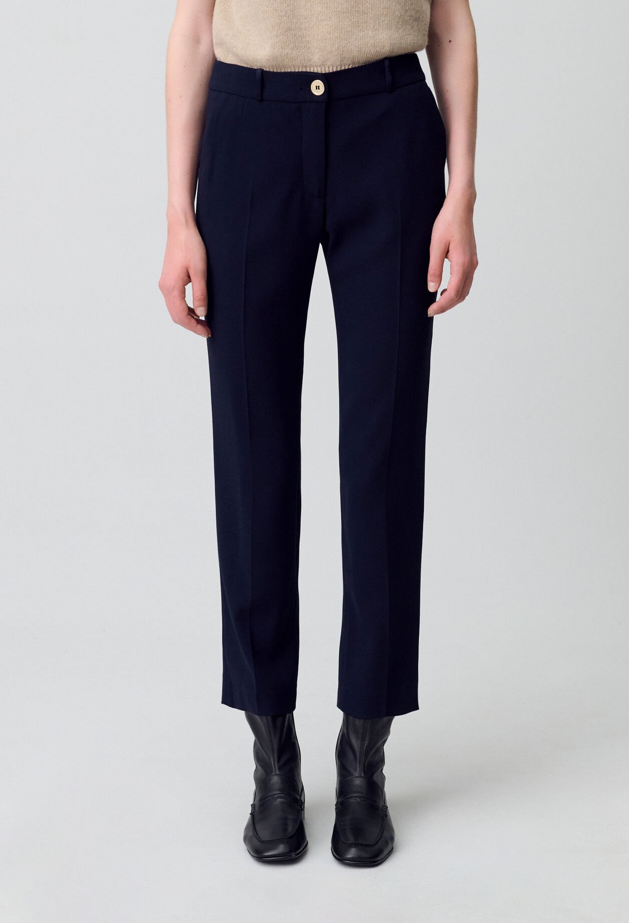 Plain tailored trousers 