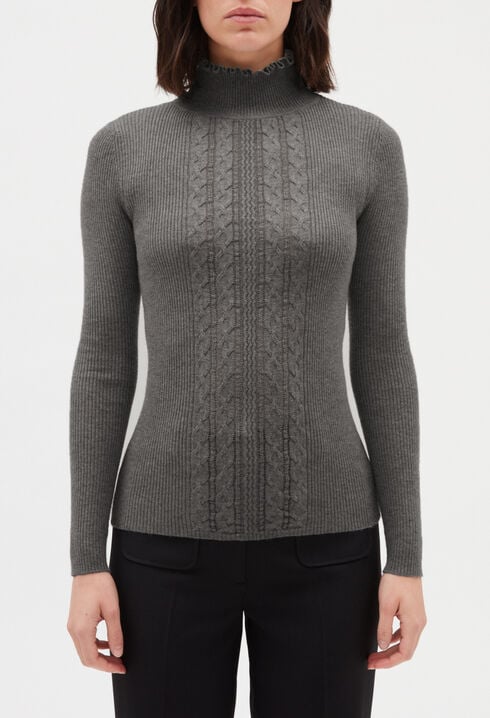 Fine-knit jumper