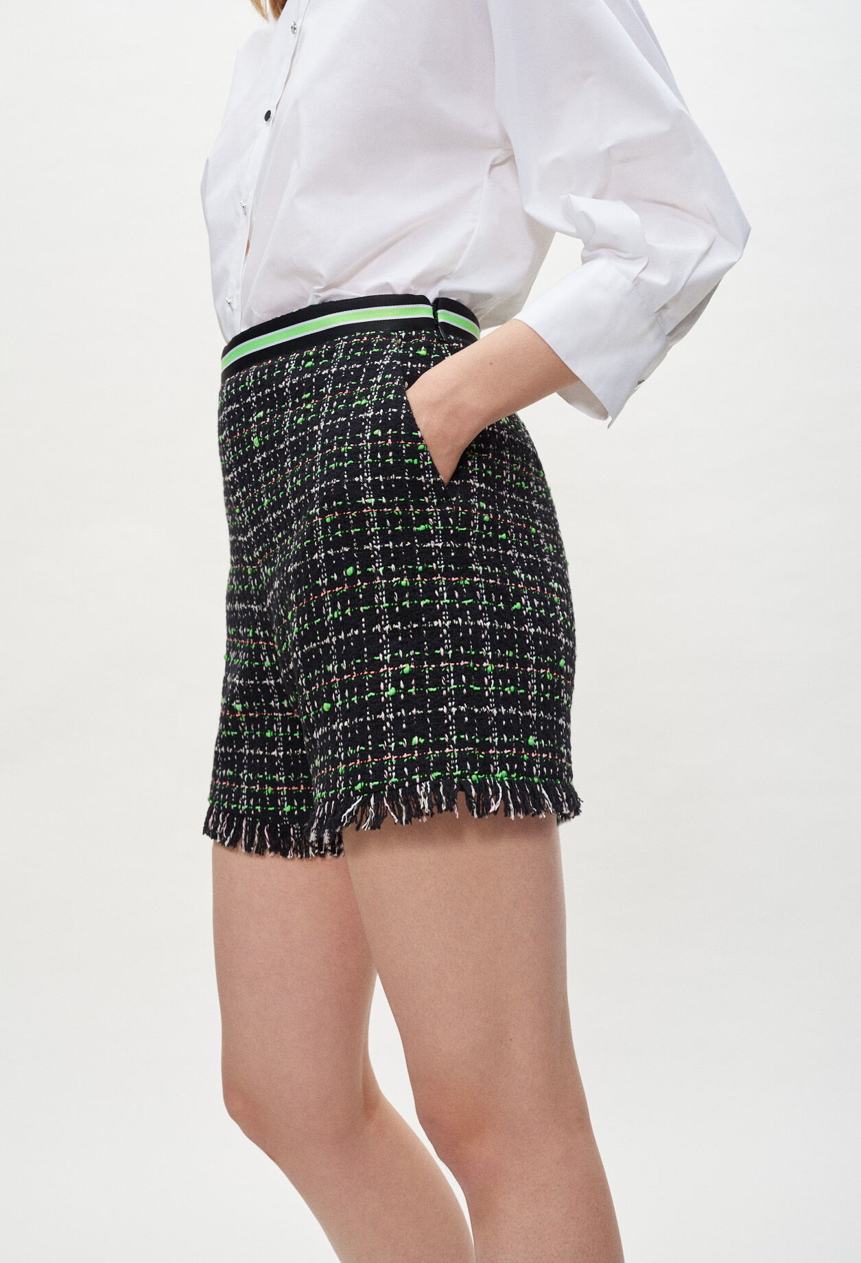 Tweed shorts