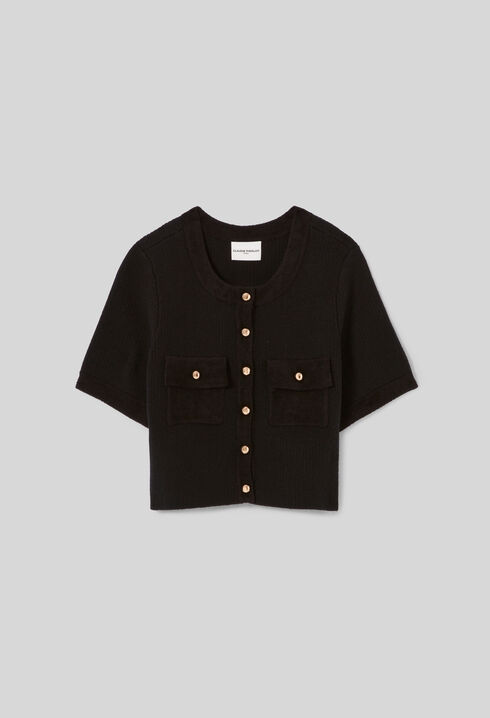 Velvet Knit Cardigan