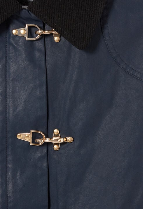 Waxed Short Parka