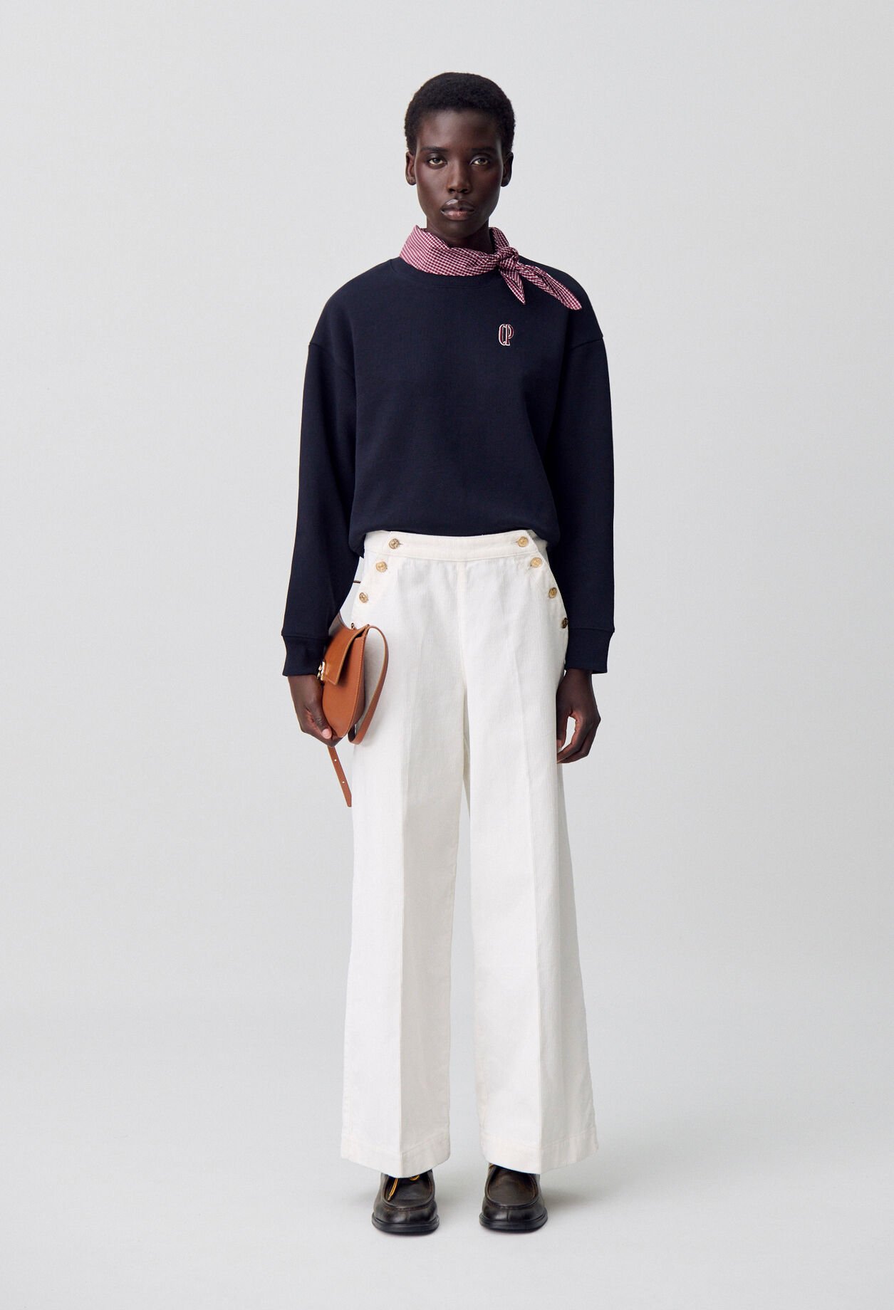 Sailor-Style Corduroy Trousers