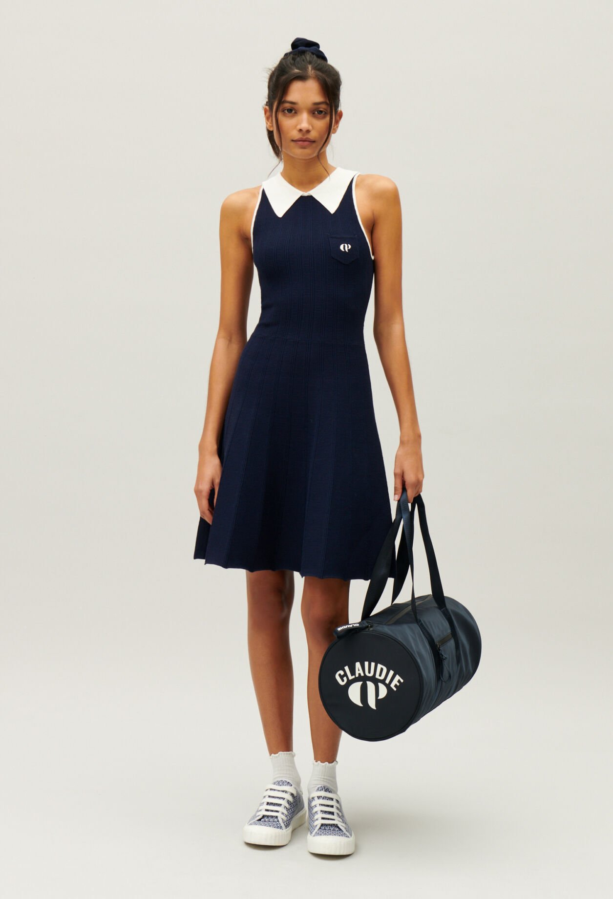 Navy blue tennis dress sales