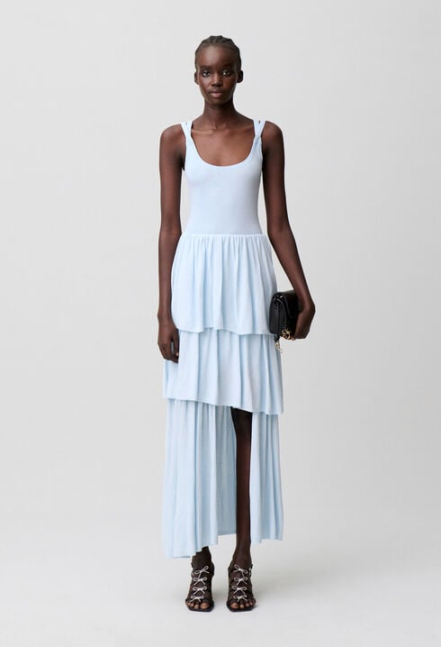 Long knitted dress