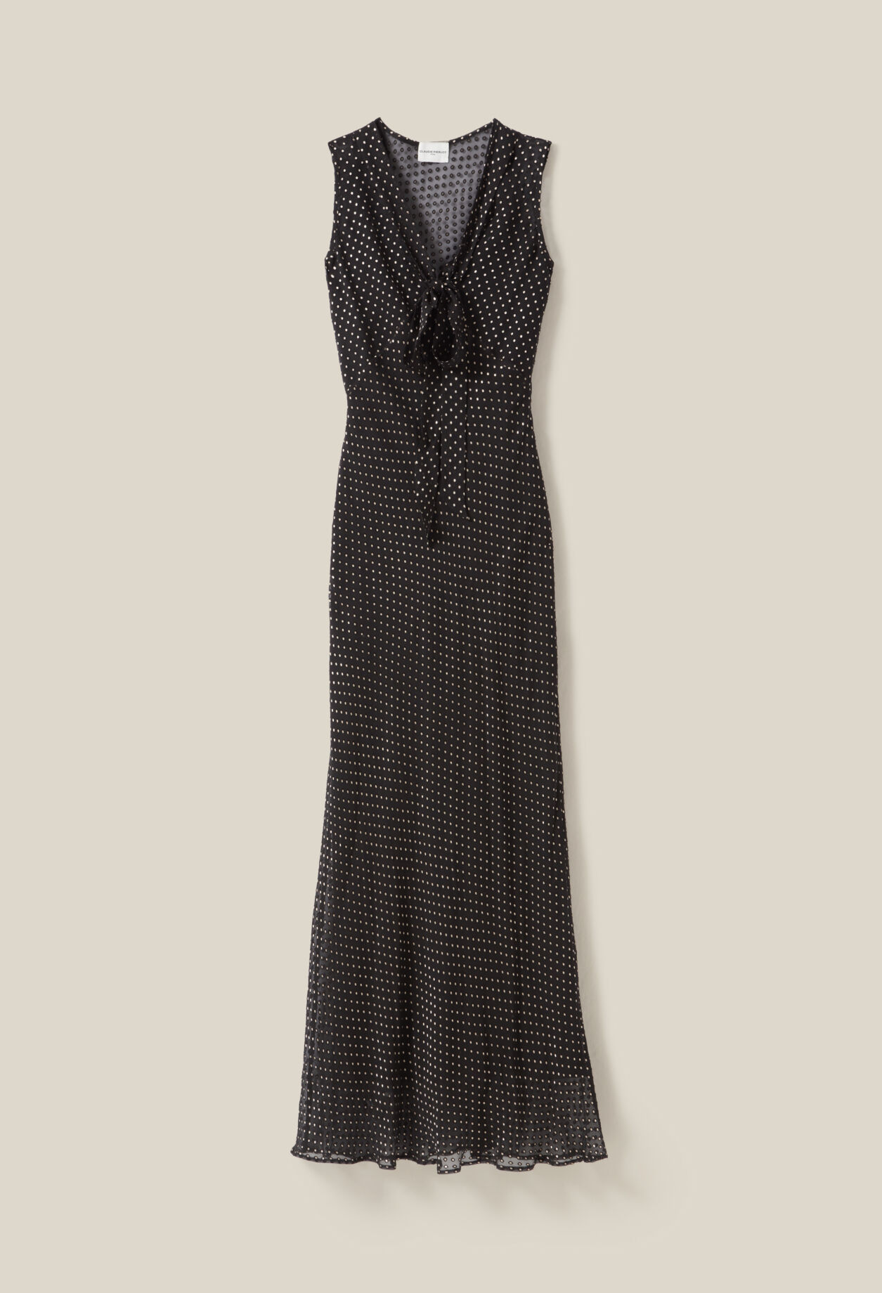 品質一番の maxi polka-dot Sheer dress Pierlot Claudie | women for ワンピース