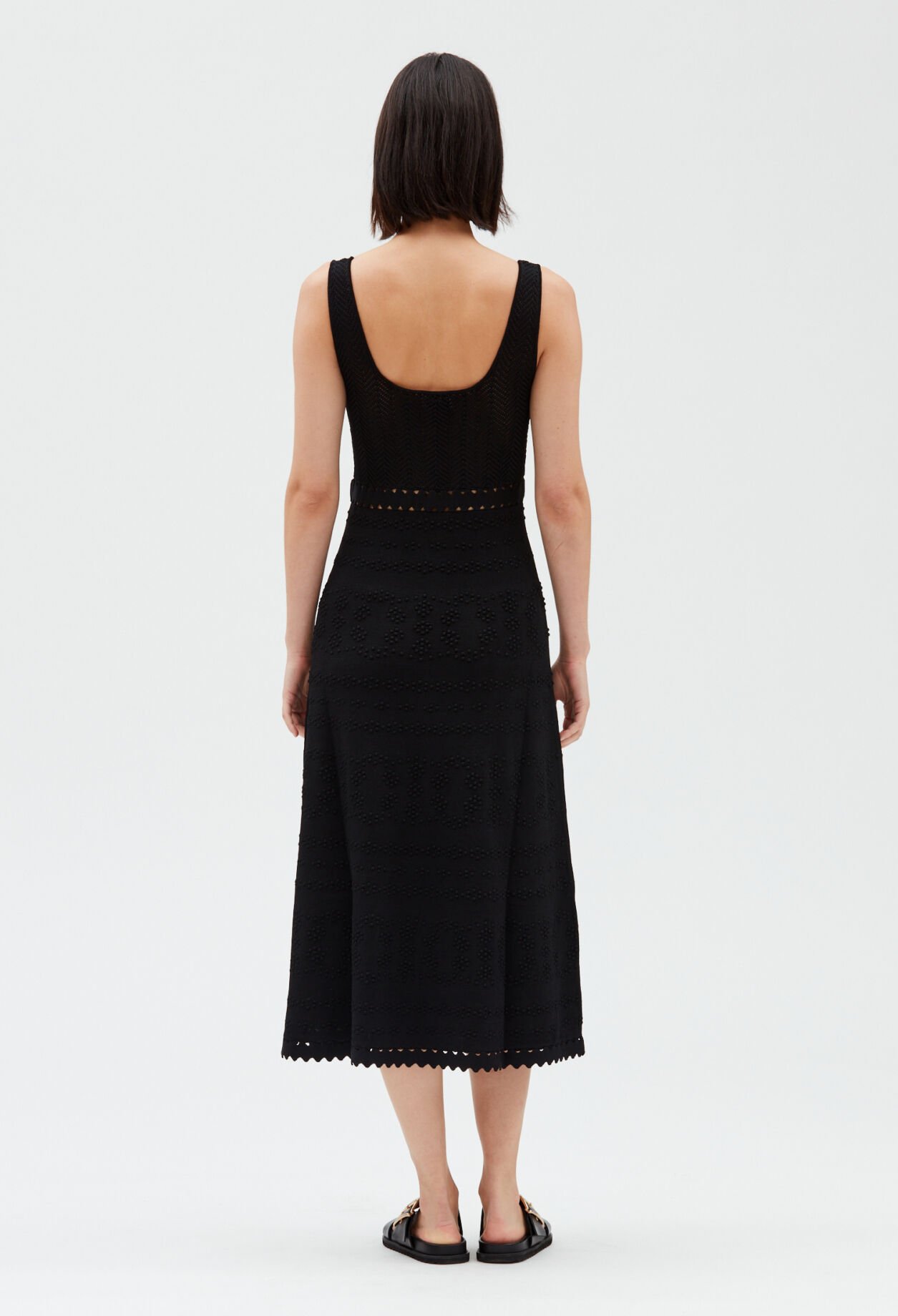 Midi jumper dress
