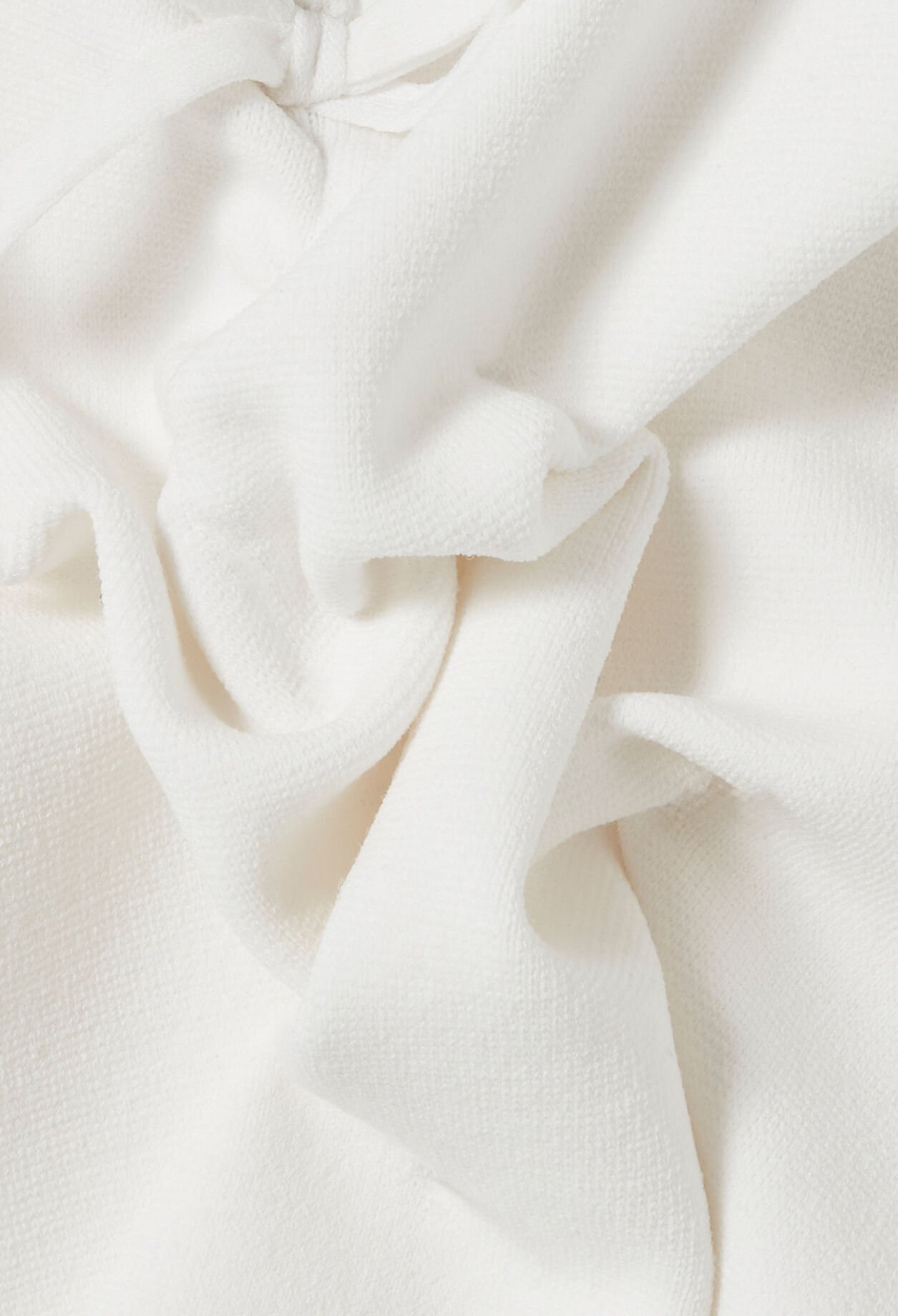 Cropped top with criss-cross ties