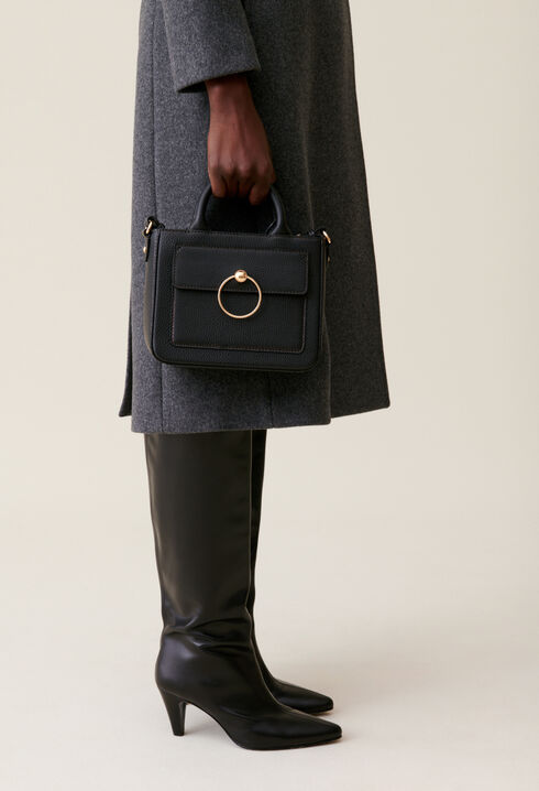 Anouck Grained Leather Bag