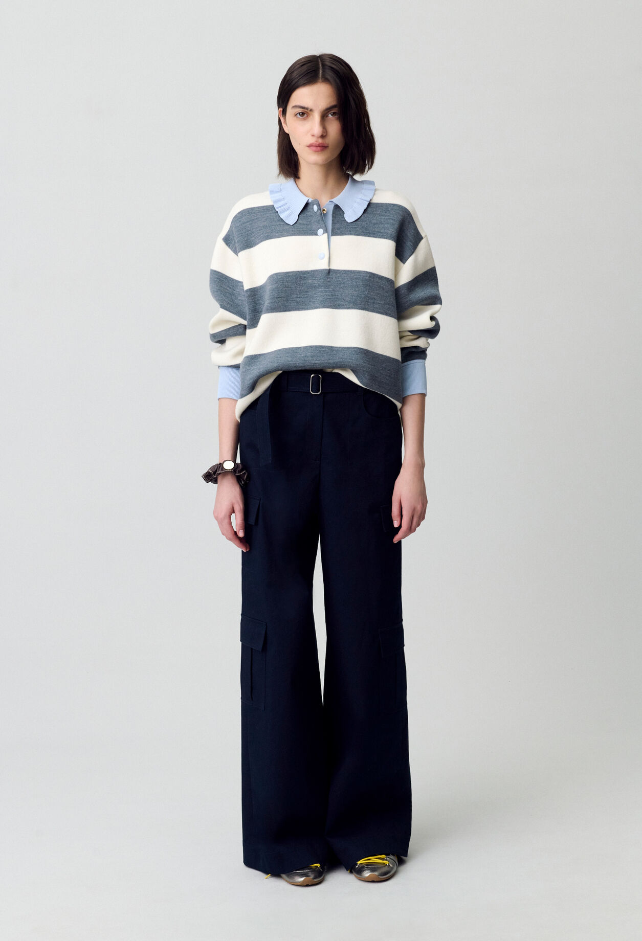 Striped Polo Jumper