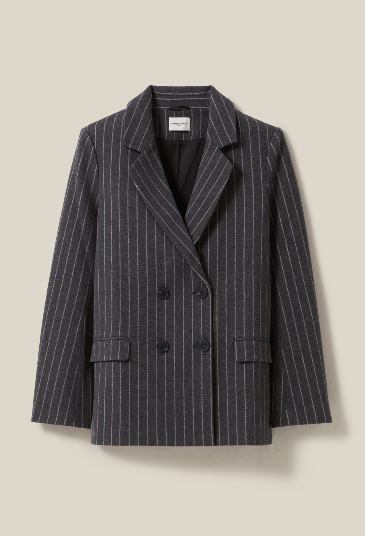 Striped Oversized Blazer for women | Claudie Pierlot Striped Oversized Blazer for women | Claudie Pierlot