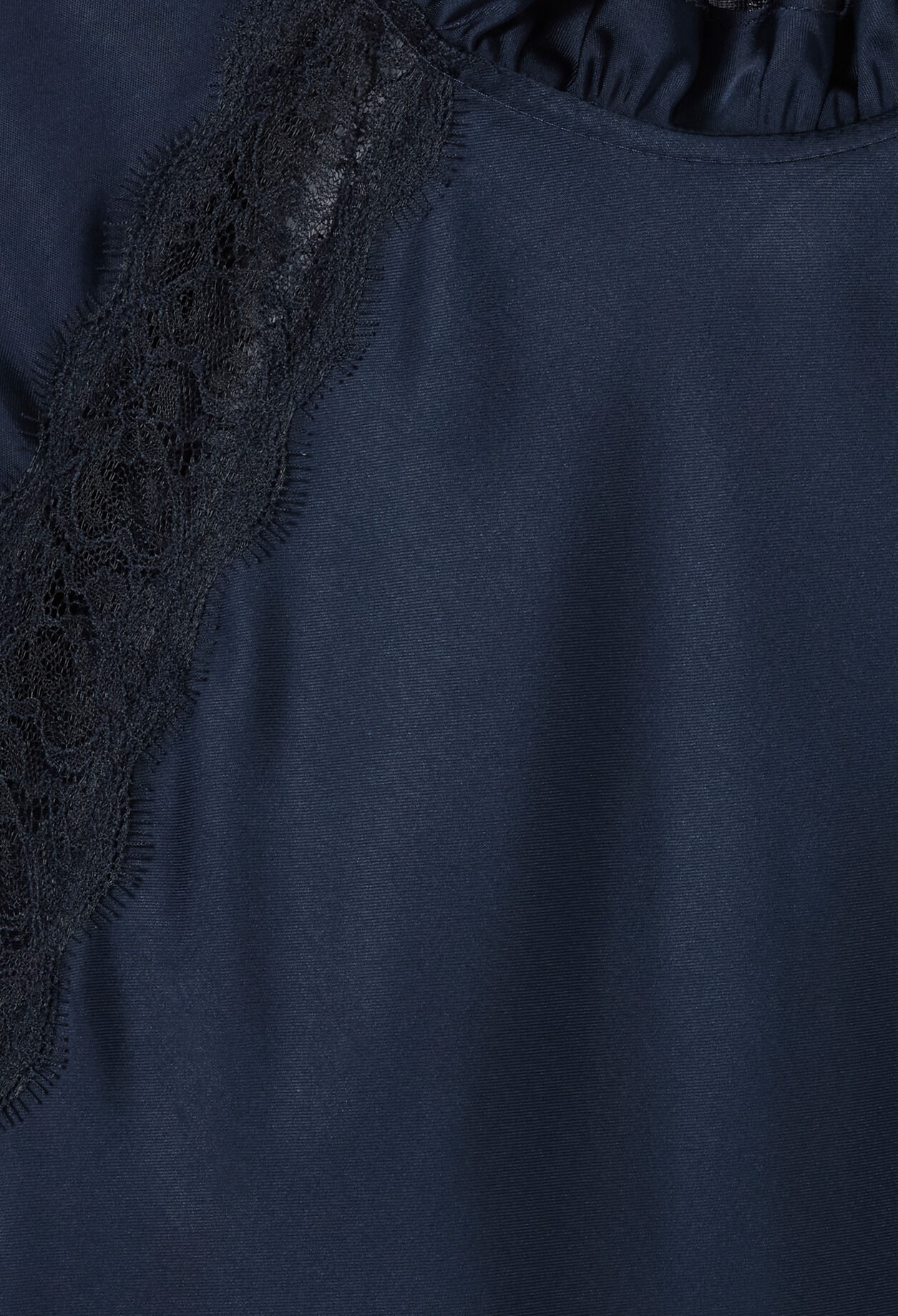 Satin Victorian collar dress
