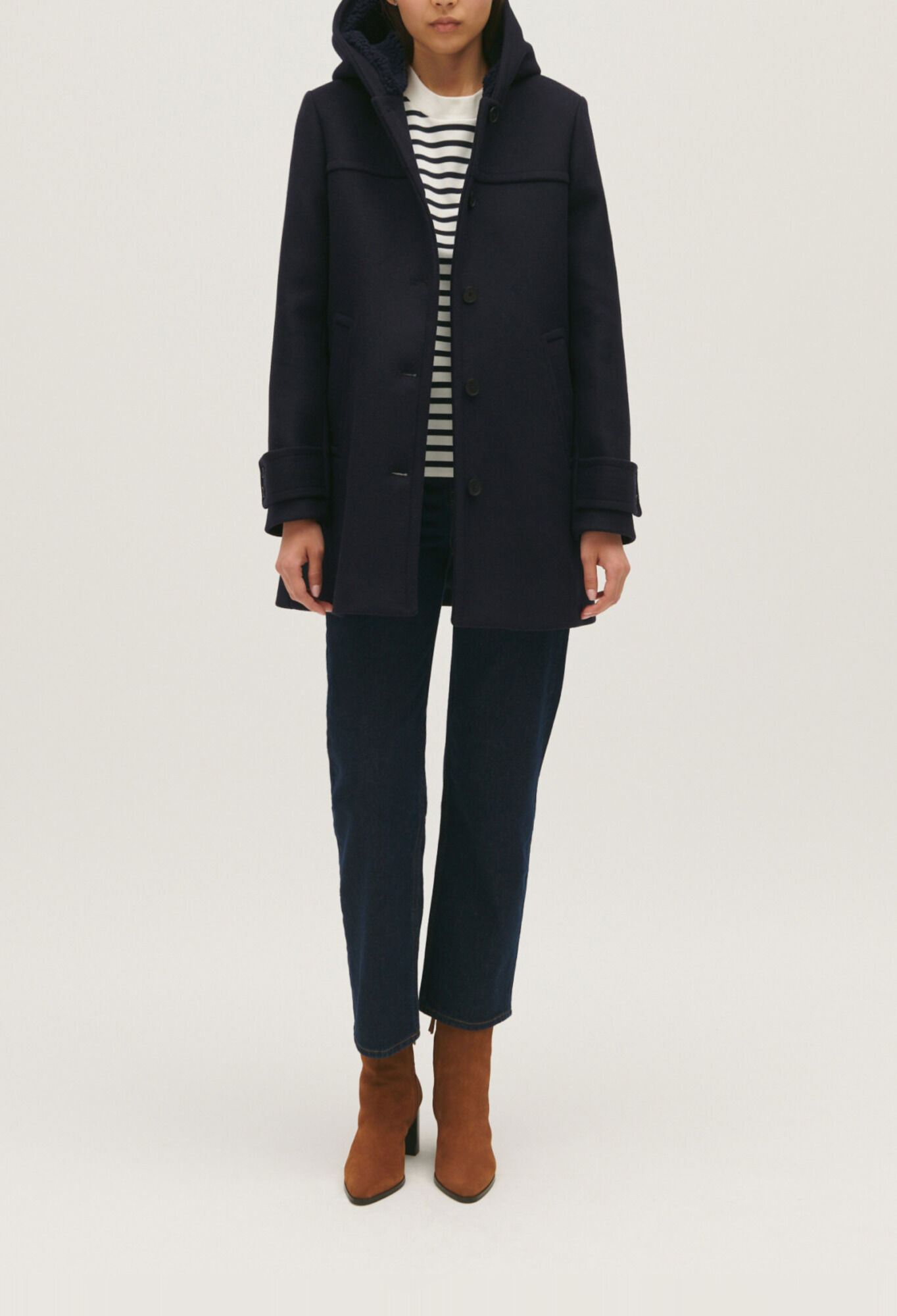 【CLAUDIE PIERLOT】ウールフェルト コート Wool coats for women | Claudie Pierlot