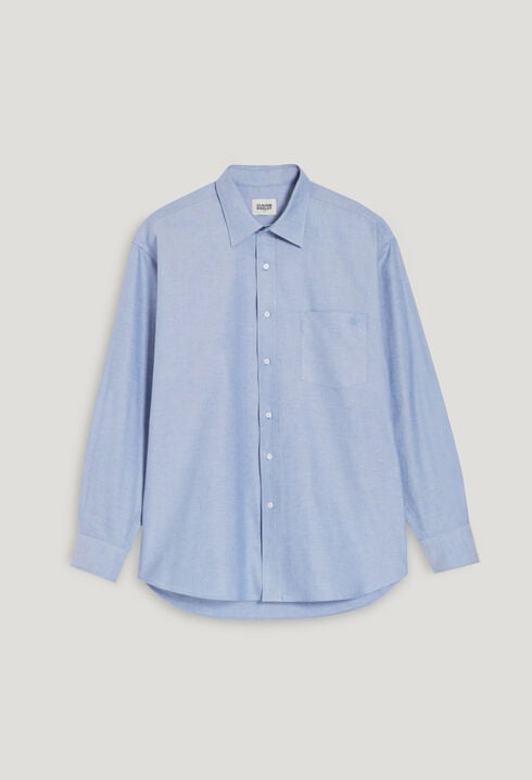 Sky blue cotton shirt