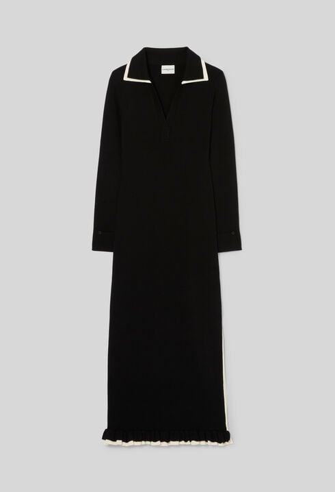 Long knitted dress