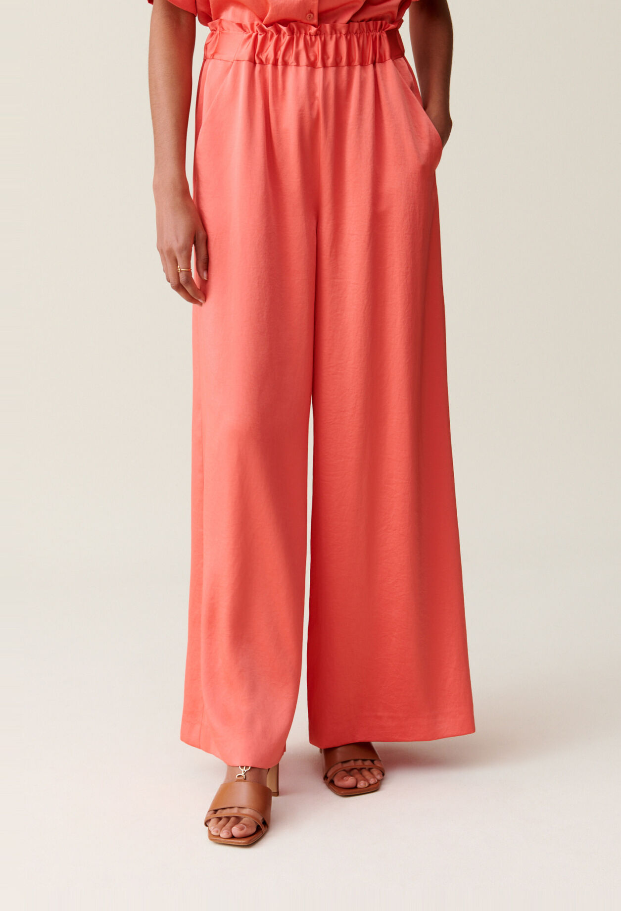 Satin Mandarin Trousers