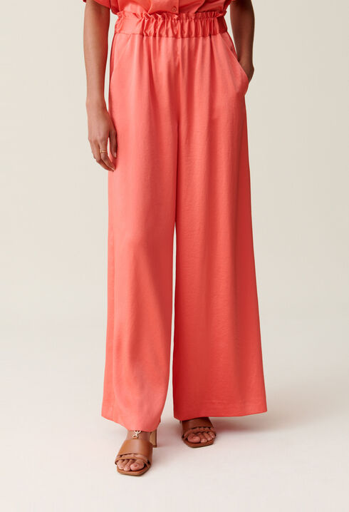 Satin Mandarin Trousers