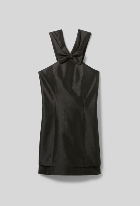 Short bow dress