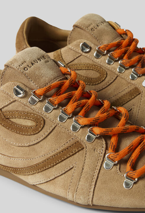 Swing suede trainers sand