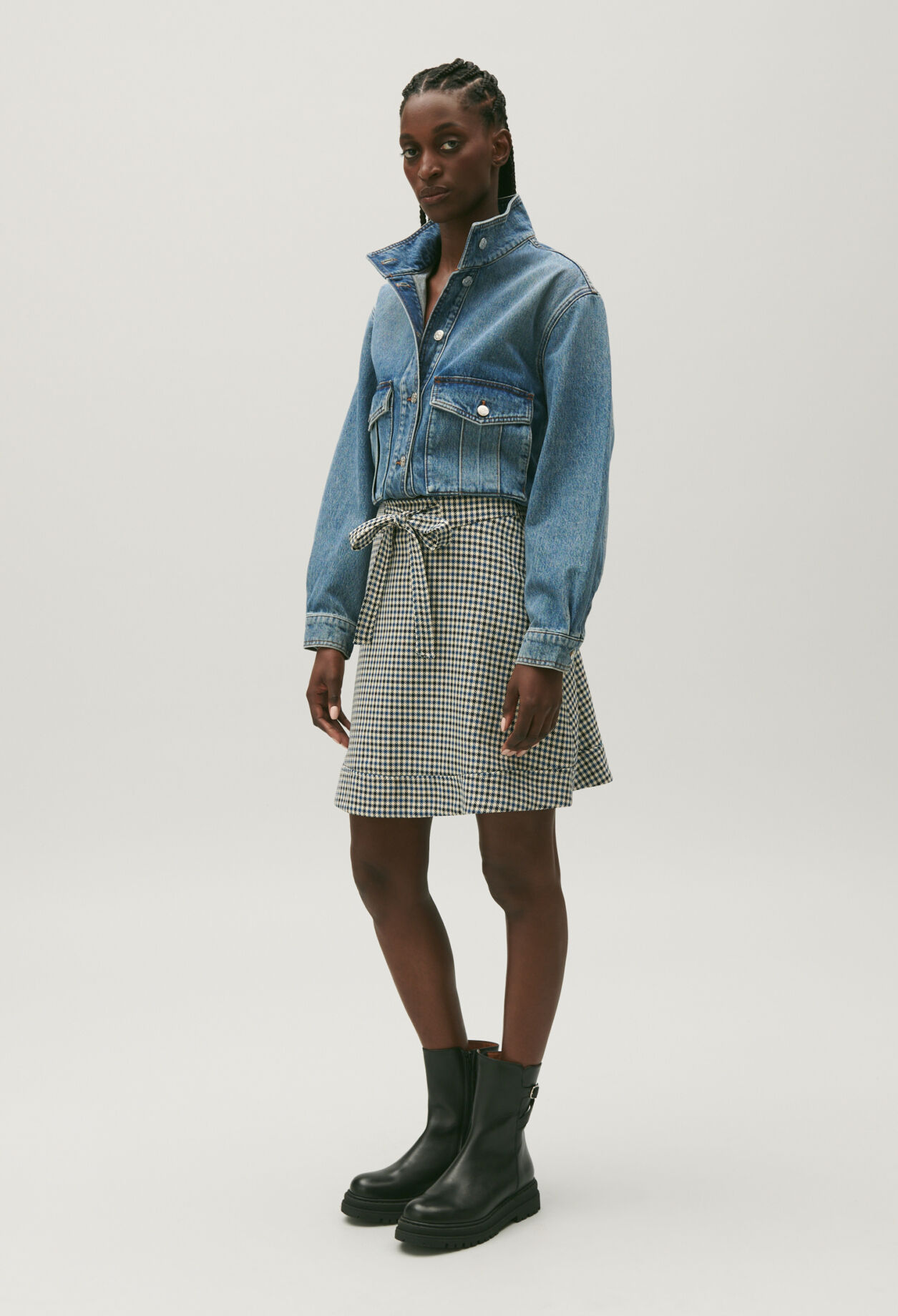 Checked skirt for women Claudie Pierlot