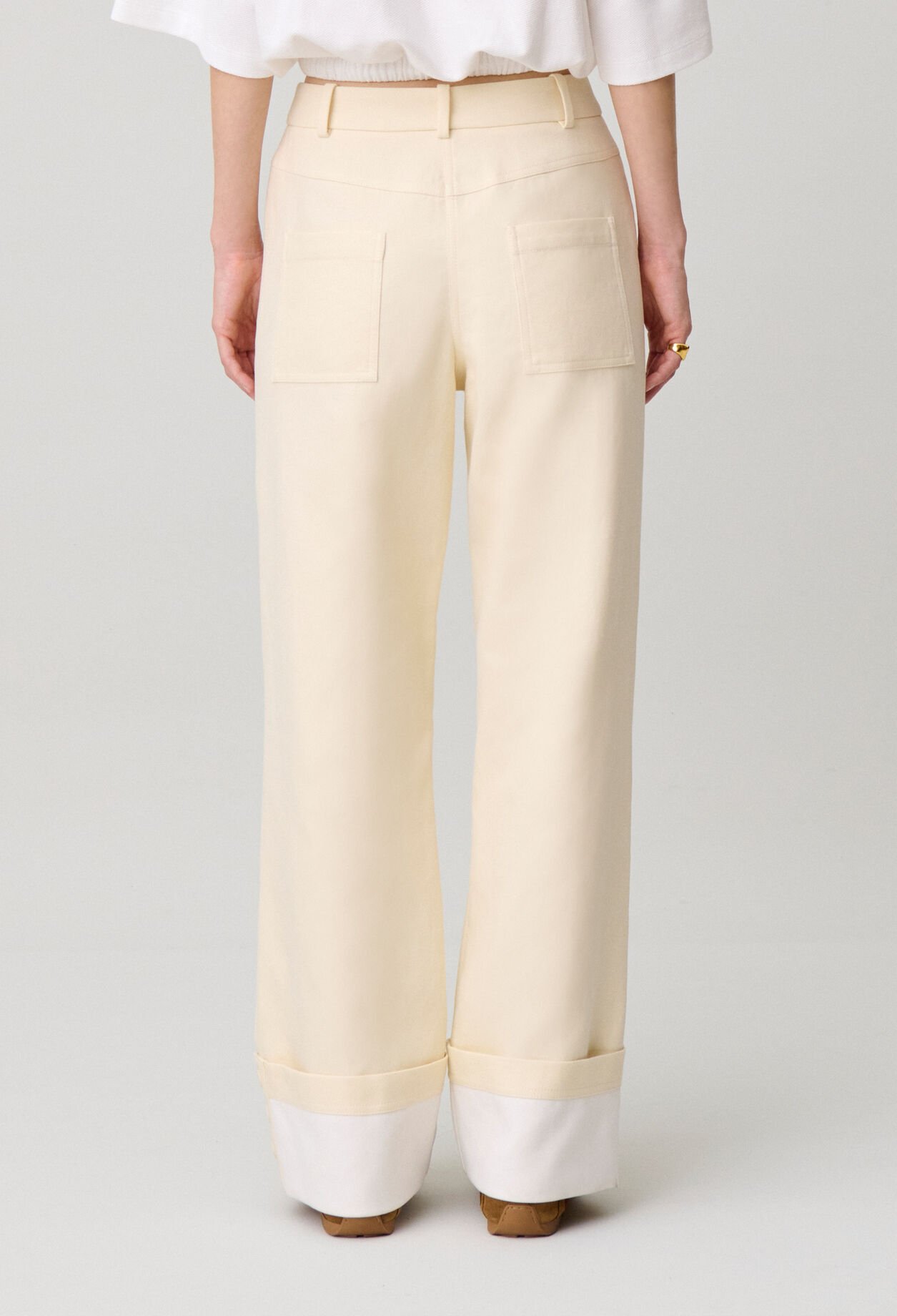 Straight Leg Denim Jeans