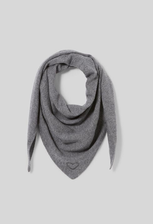 Wool and cashmere scarf