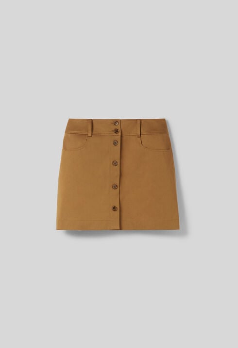 Short Skirt with Buttons