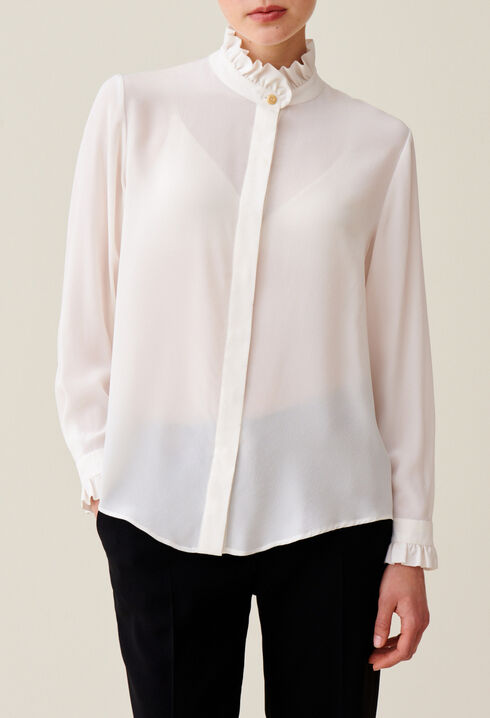 Victorian collar blouse