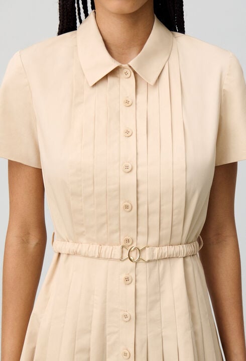 Short buttoned dress