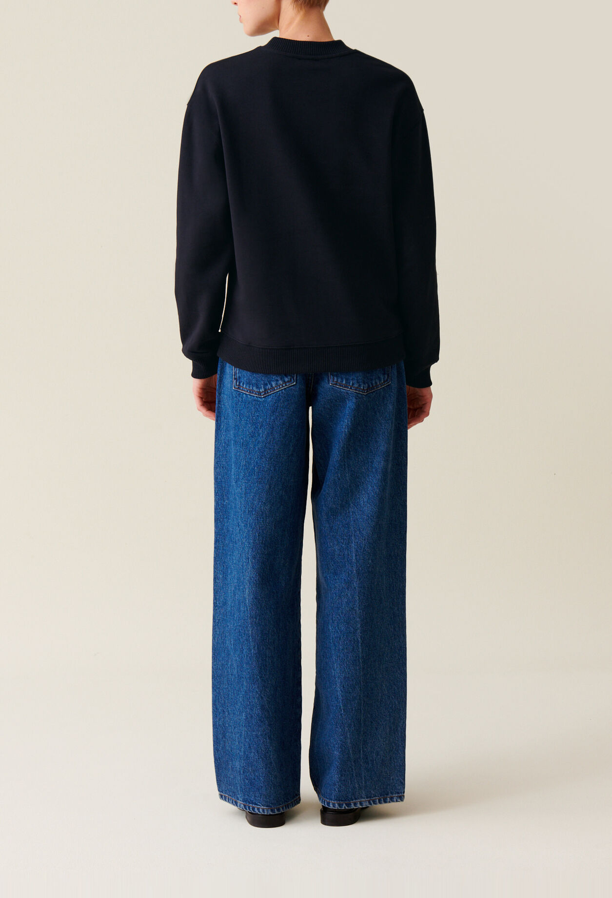 Oversized Claudie Print Sweatshirt