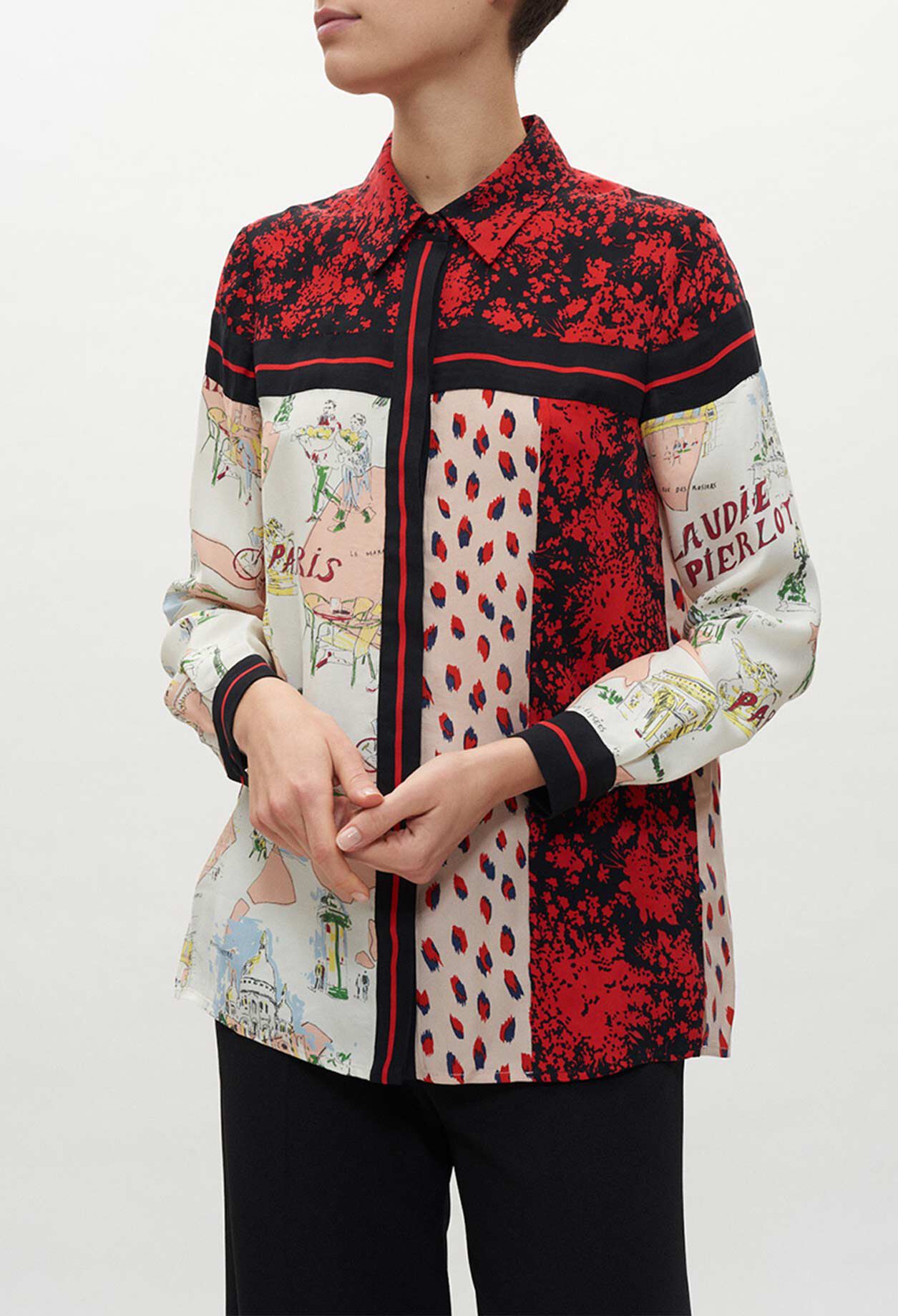 Patchwork shirt