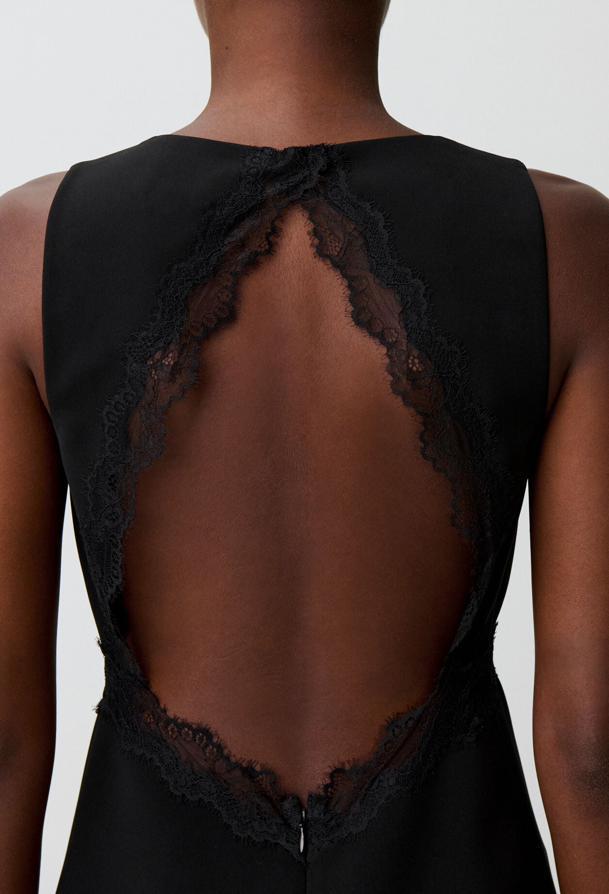 Lace Backless Dress