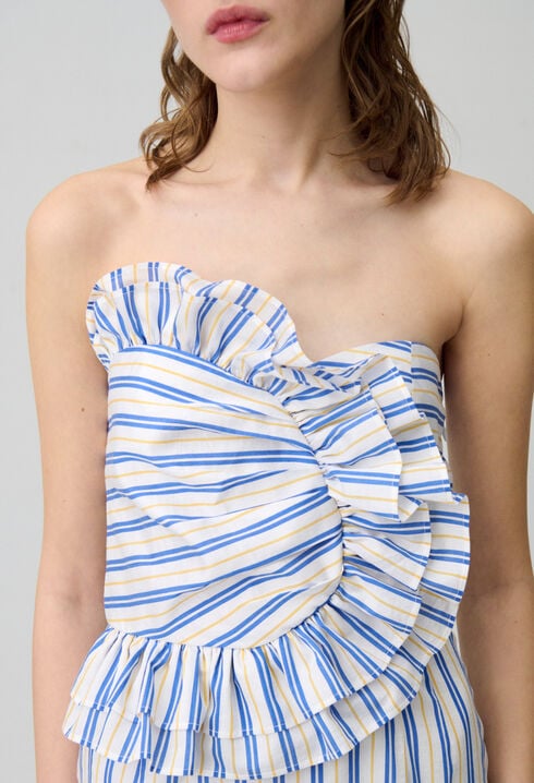 Frilled Short Dress