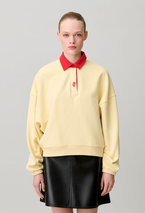 Oversized cotton sweatshirt