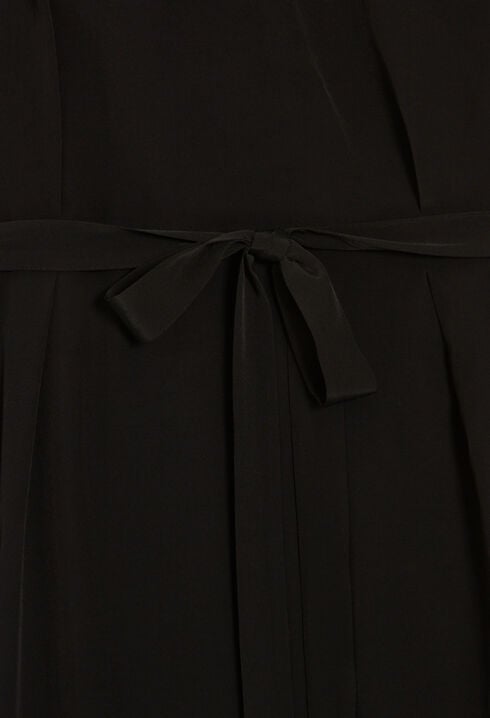 Asymmetric midi dress