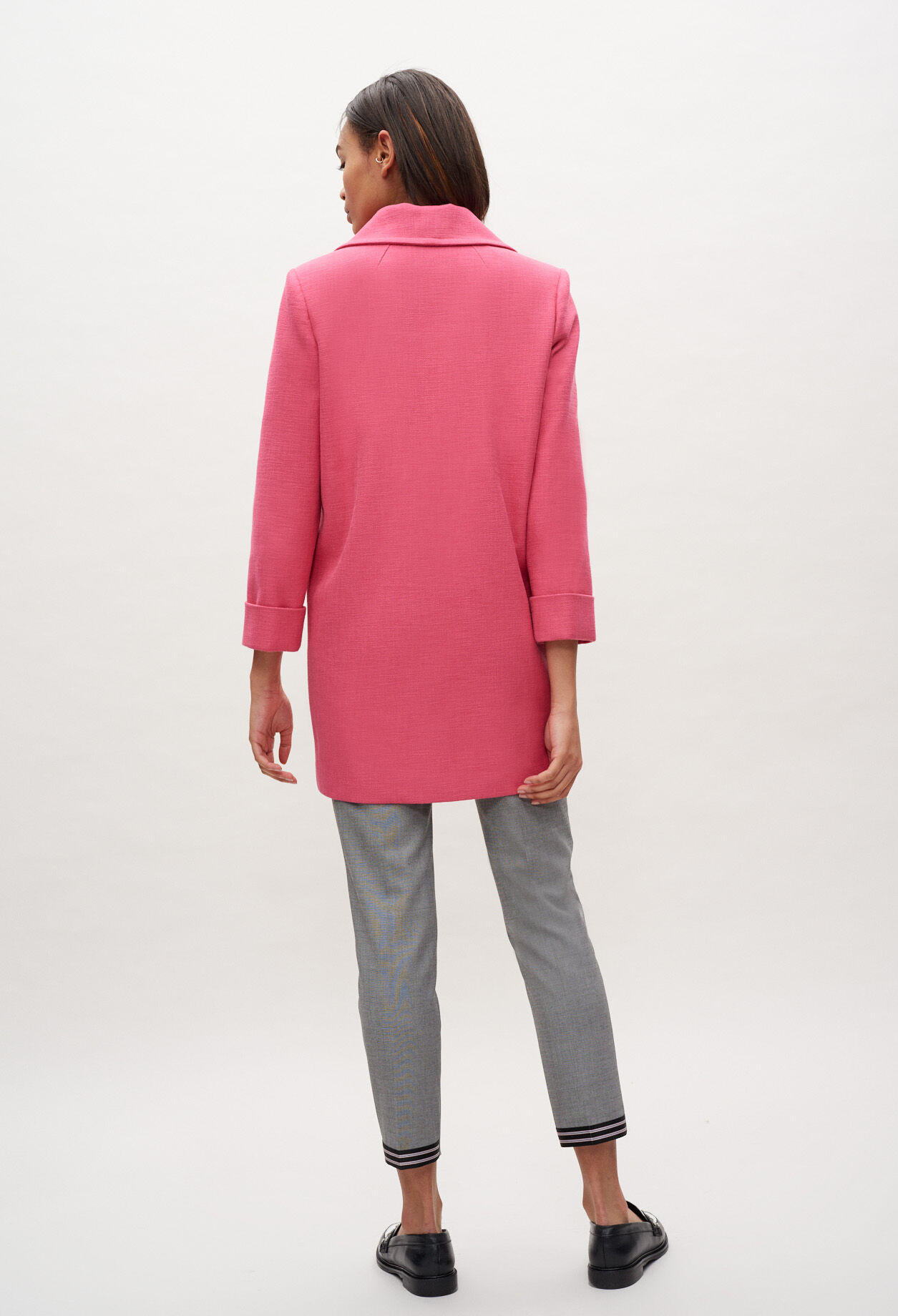 Mid-length cotton coat