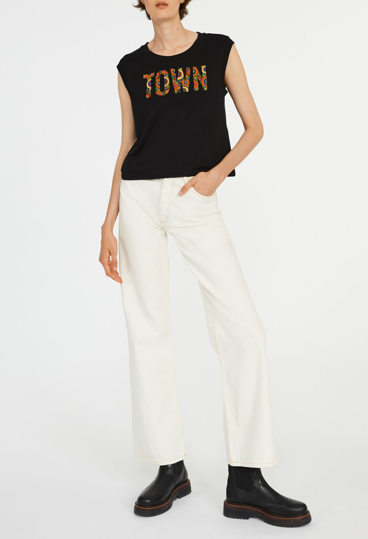 Embroidered t-shirt