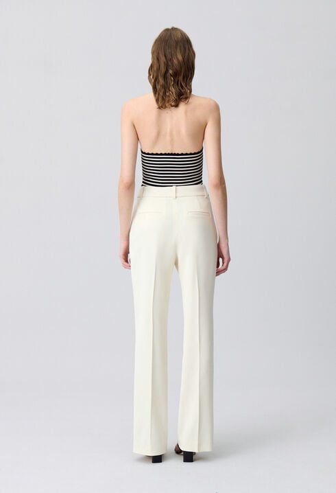 Tailored Straight-Leg Trousers